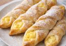 Pudinggal töltött leveles tészta – pár perc alatt elkészül és elképesztően finom